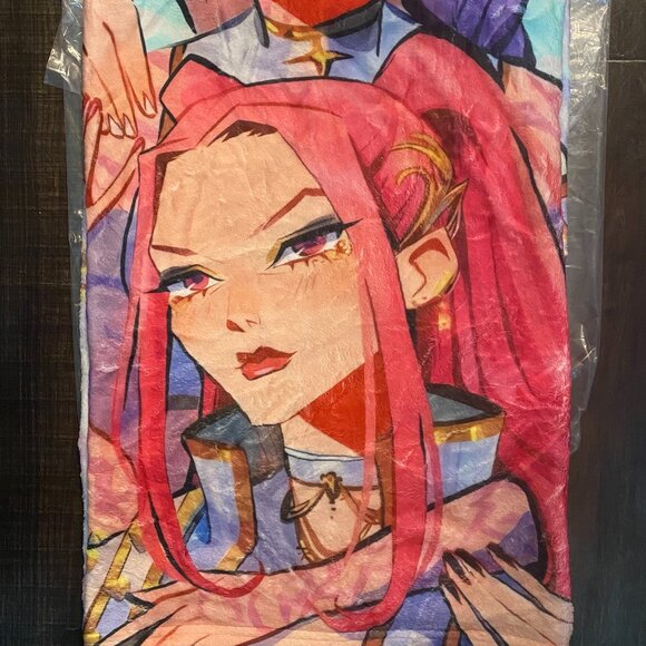 K-Pop Demon Hunters Fleece Blanket, 50x60" Soft, Sofa, Bed, Office, Gift, New - Picture 6 of 7